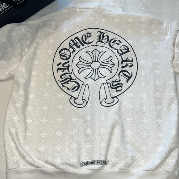 Chrome Hearts Zip Up Hooded Jacket, Small - Picture 2 of 6